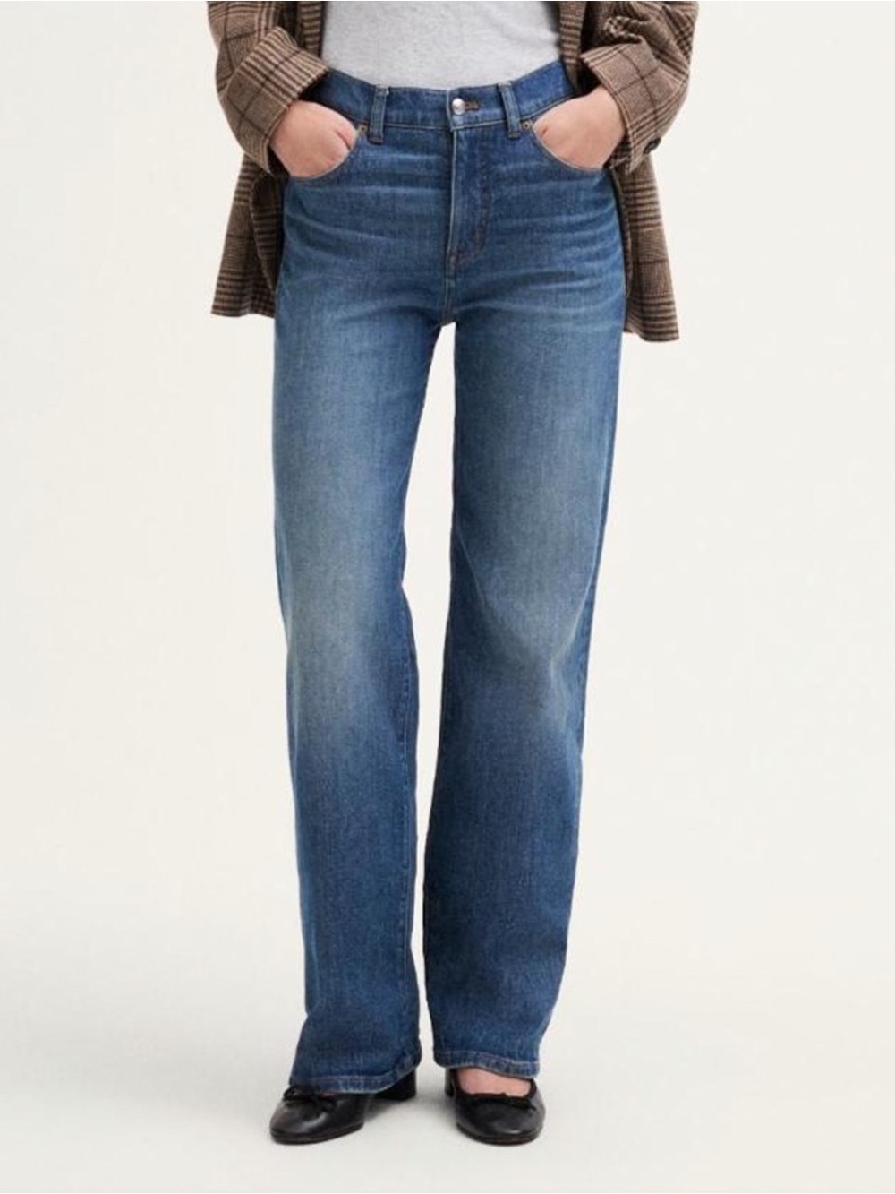 Madewell The Perfect Vintage Wide-Leg Jean | Size 28